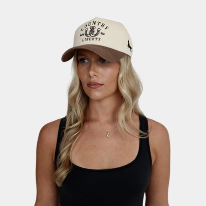 COUNTRY LIBERTY - TWO-TONE LUCKY YOU HAT | Brown