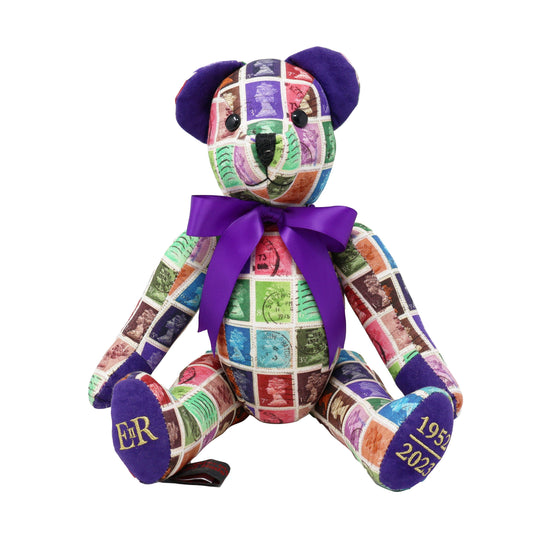 Canterbury Bears QEII Stamp Commemorative Bear