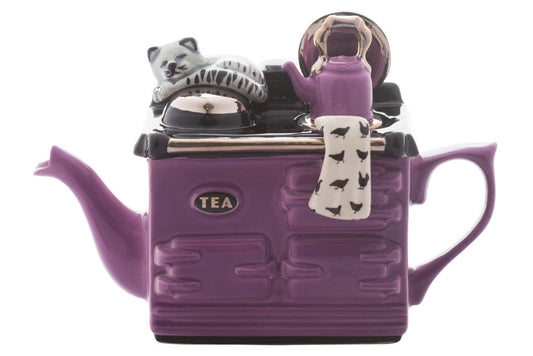 Ceramic Inspirations Aga One Cup Purple Teapot