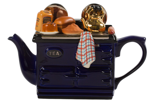 Ceramic Inspirations Blue Baking Day Large Aga Teapot
