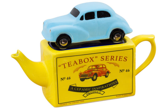 Ceramic Inspirations Tea Box Series Morris Miner Blue One Cup Teapot