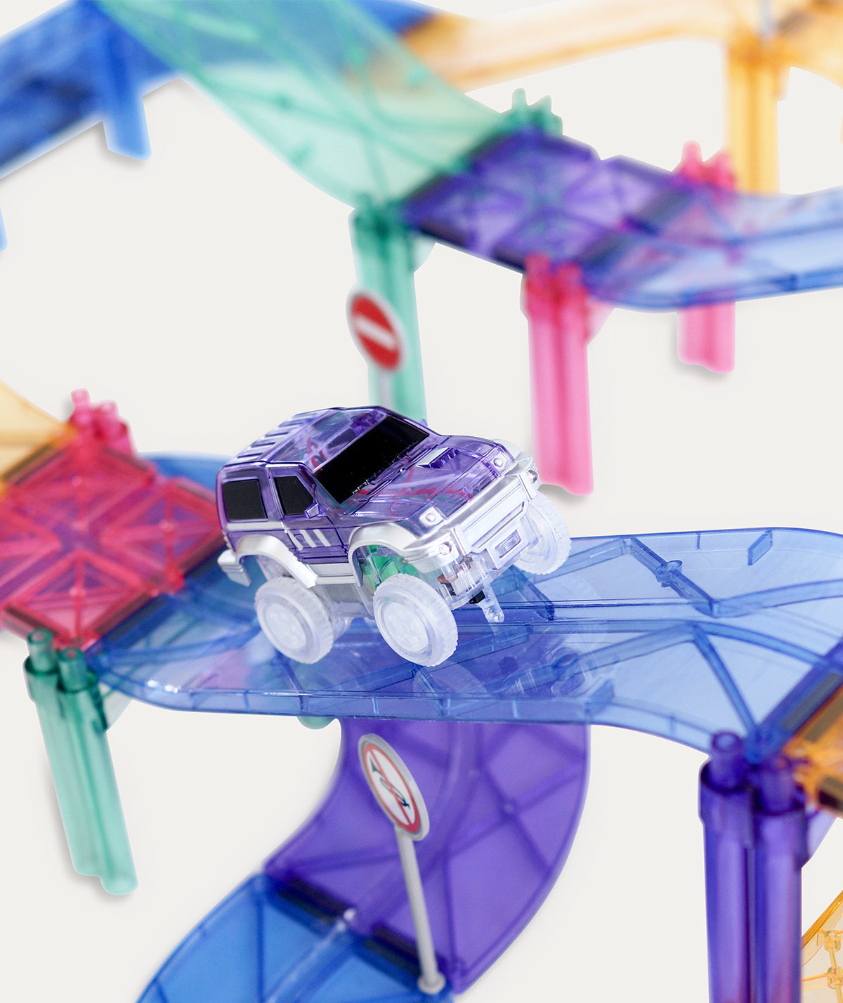 Cleverclixx Large Race Track Pastel 80 Pieces