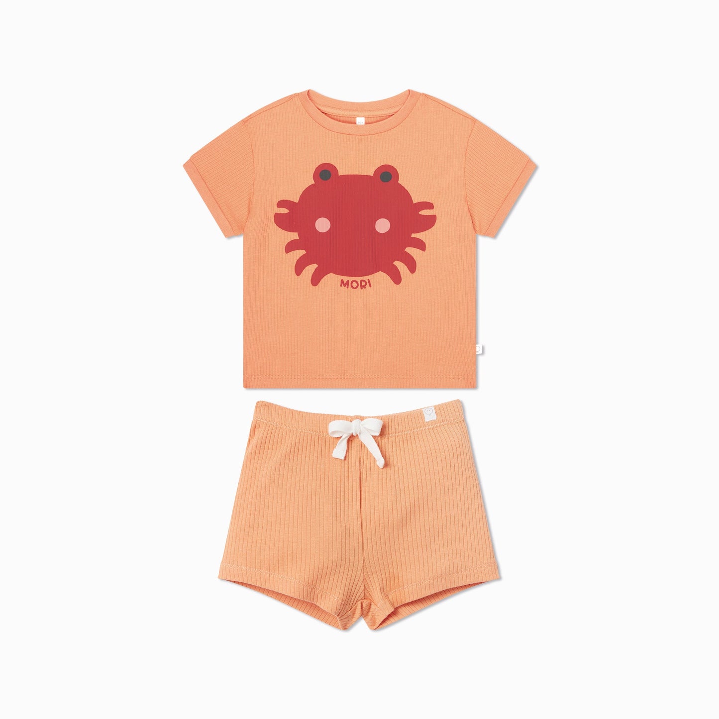 Crab Ribbed T-Shirt & Shorts Outfit