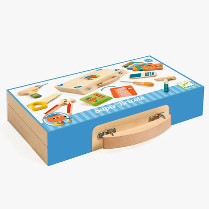 Djeco Super Bricolo Wooden Tools Set