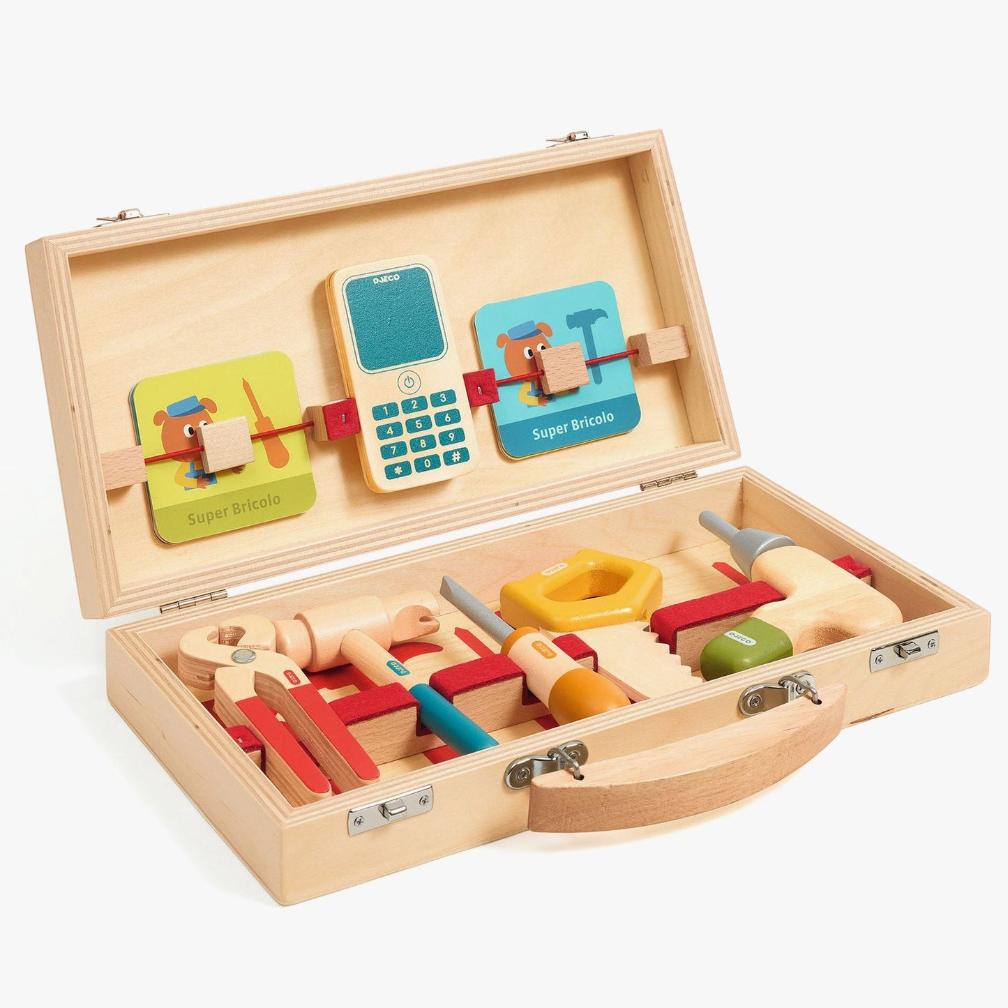Djeco Super Bricolo Wooden Tools Set