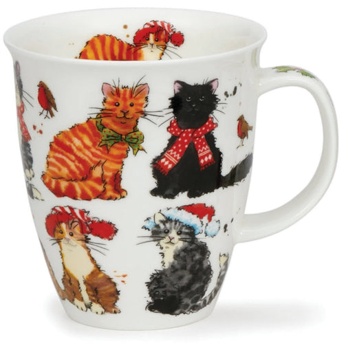 Dunoon Festive Cats Mug
