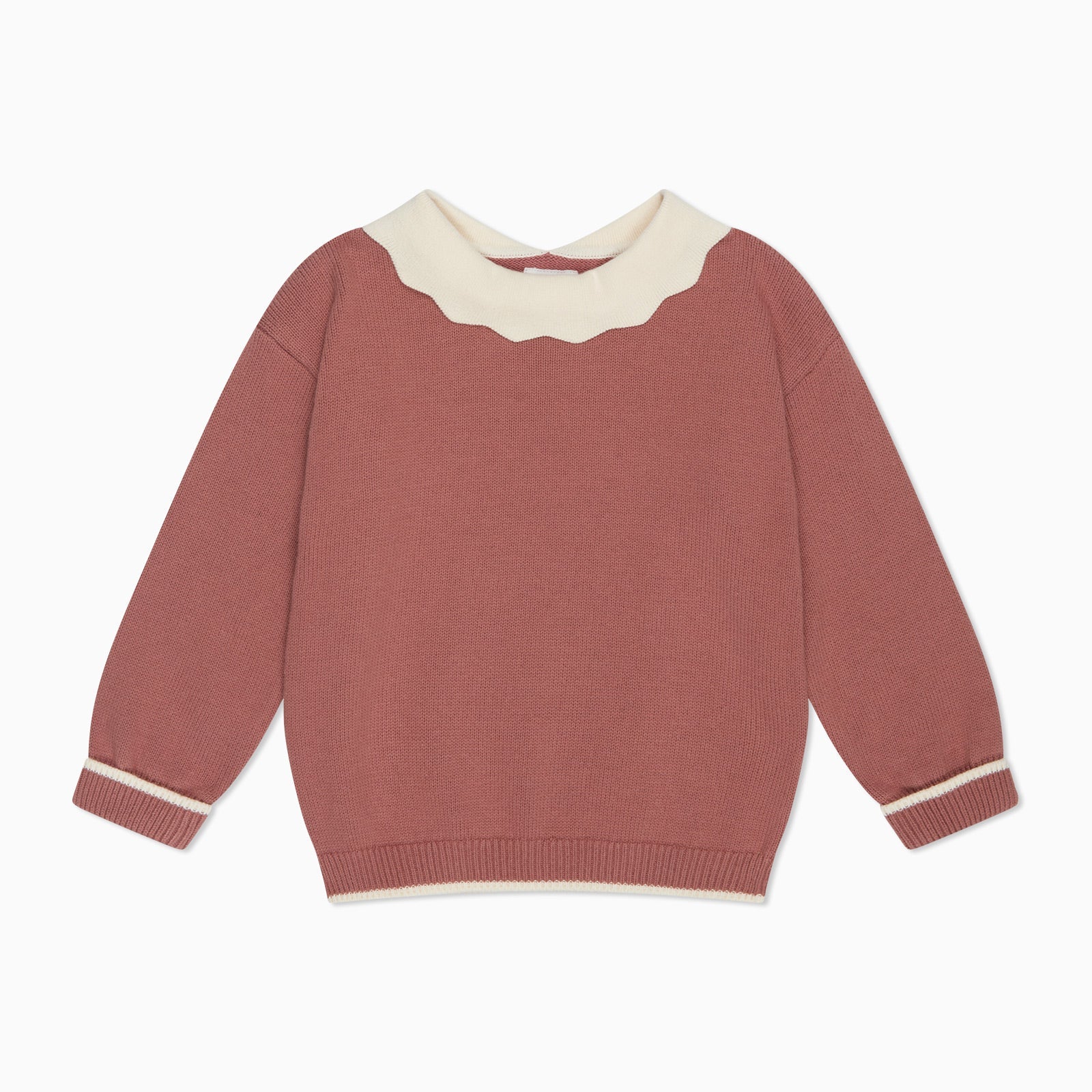Collared Knitted Jumper