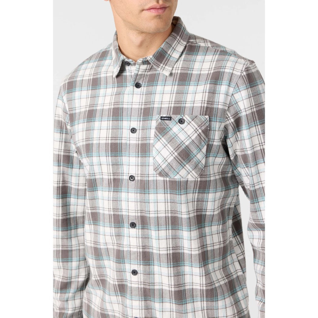 ONEILL - RICHMOND PLAID FLANNEL | WHITE
