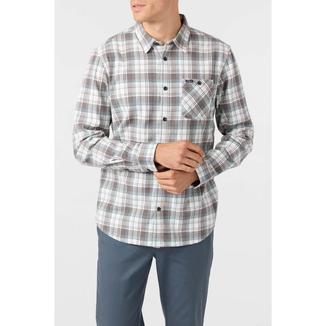 ONEILL - RICHMOND PLAID FLANNEL | WHITE