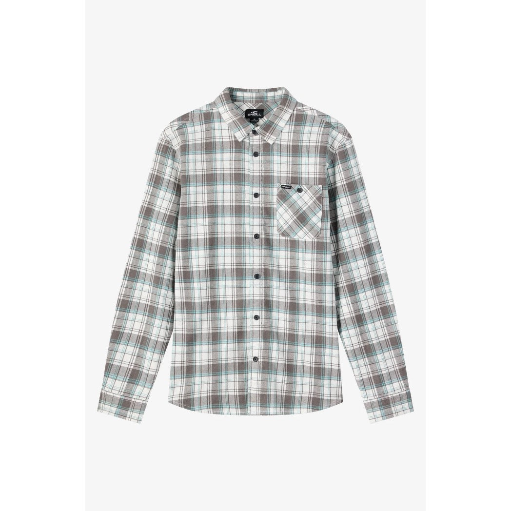 ONEILL - RICHMOND PLAID FLANNEL | WHITE
