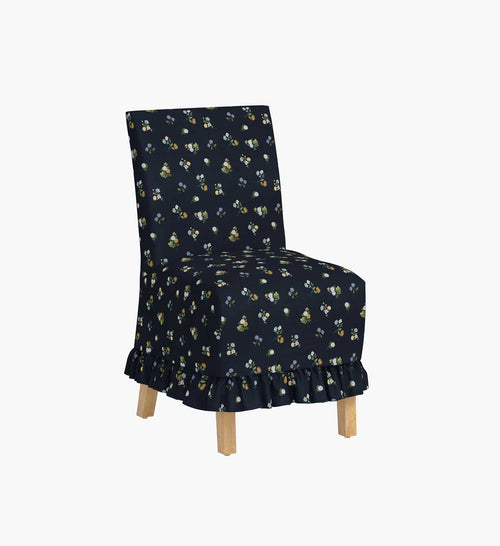 Louise Slipcover - Ditsy Dahlia Navy