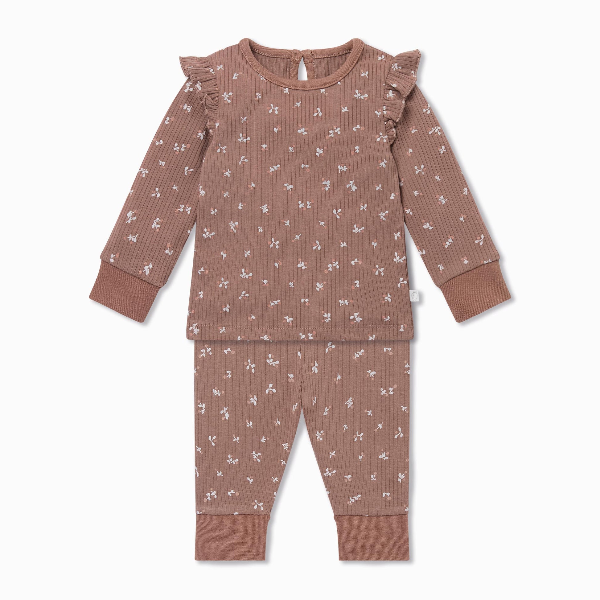 Floral Ribbed Pyjamas