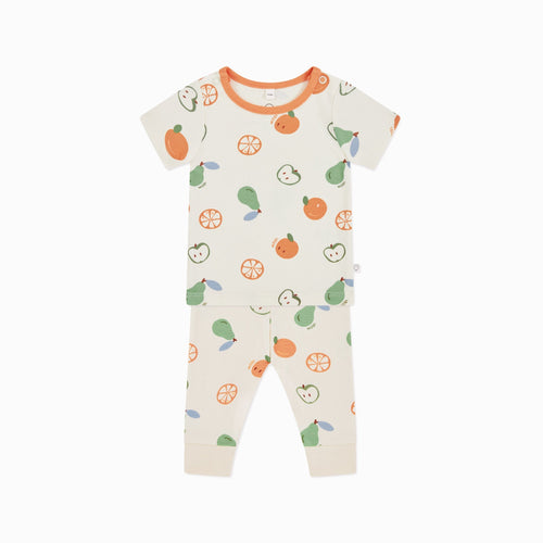Fruit Print Short Sleeve Pyjamas