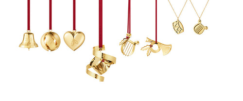 Georg Jensen 2026 Gold Ornament Set, of 8