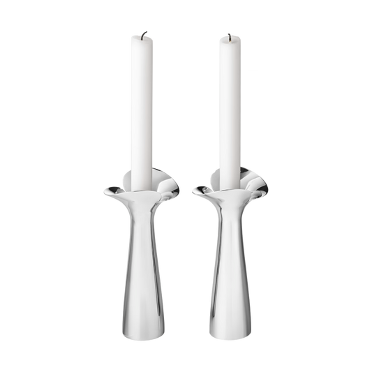 Georg Jensen Bloom Botanica Candleholders, Set of 2