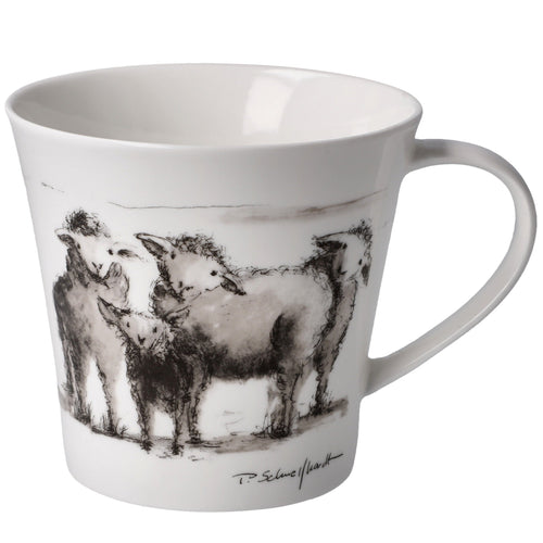 Goebel Curious flock Sheep Mug