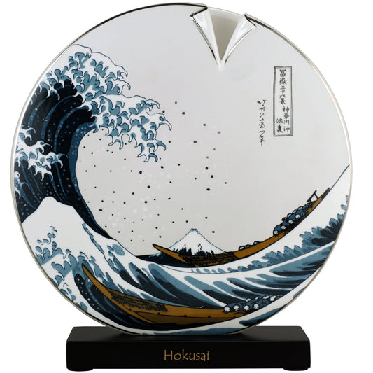 Goebel The Great Wave Vase 33.5cm