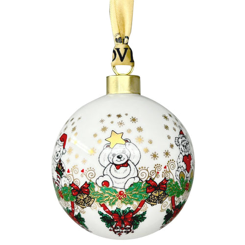 Goviers Teddy Christmas Bauble