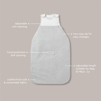 Clever Winter Sleeping Bag 2.5 TOG - Grey Stripe