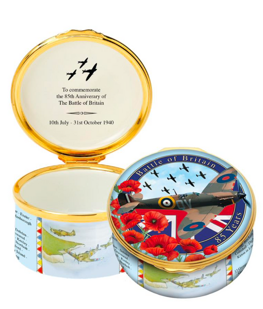 Halcyon Days The Battle of Britain Enamel Box