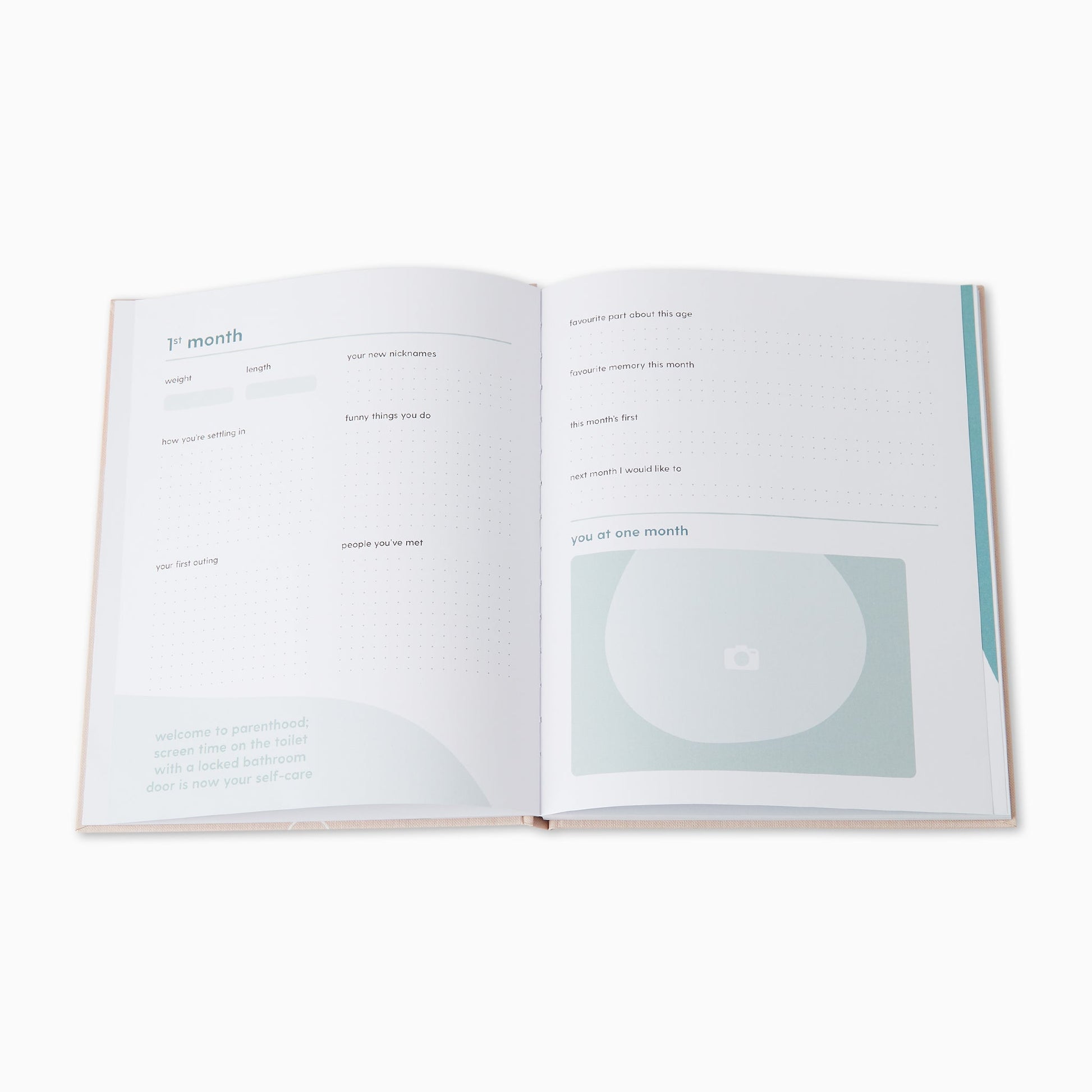 Hello Baby Book - Mint
