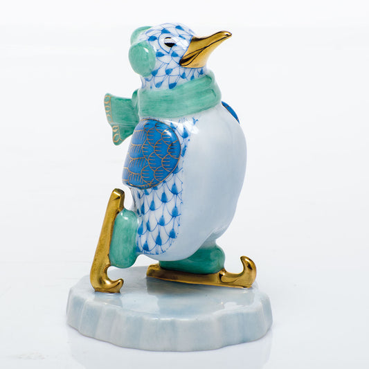 Herend Ice Skating Penguin VHB