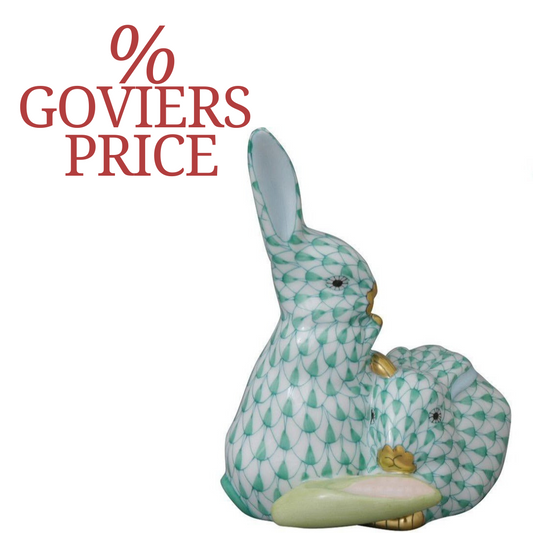 Herend Pair of Rabbits with Corn | VHV - IN STOCK NOW