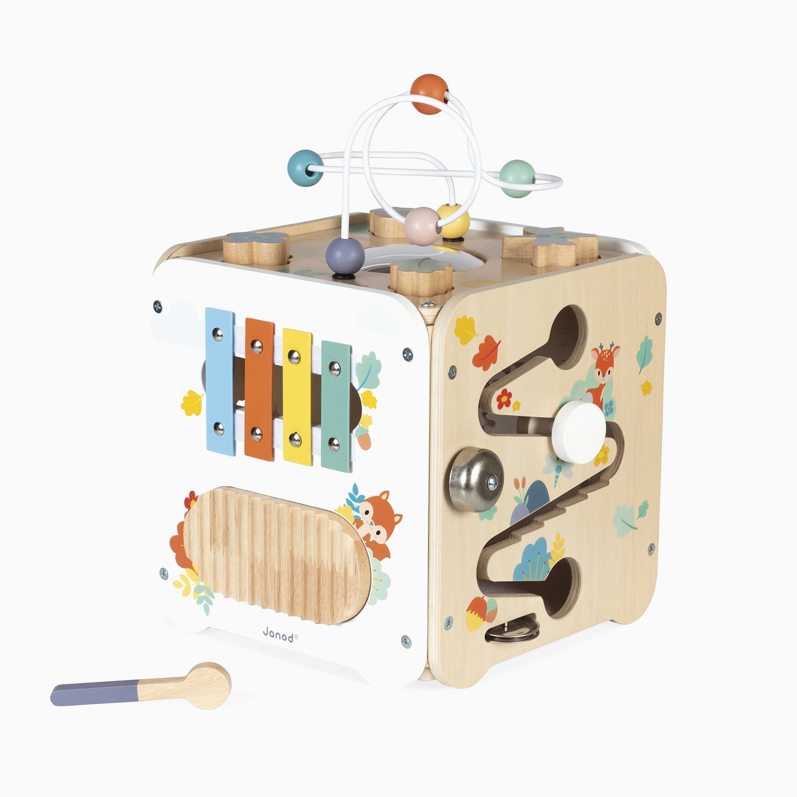 Janod Multi-Activity Cube - Pure