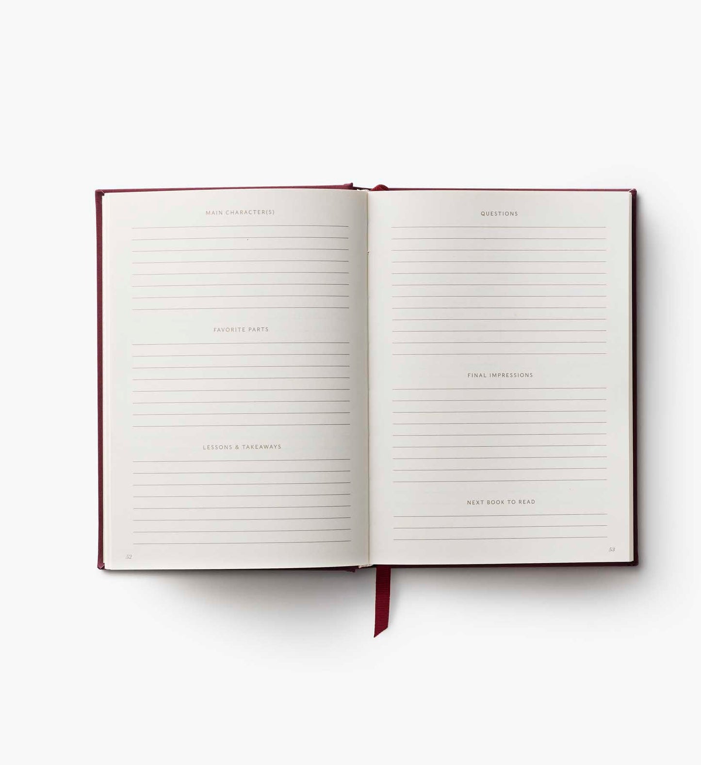 Embroidered Book Journal - Ladies Night Book Club
