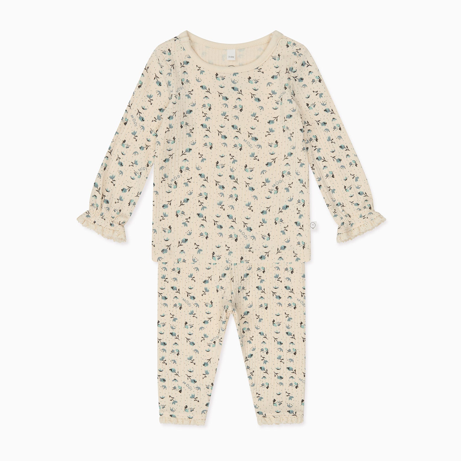 Floral Ribbed Pyjamas