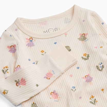 Fairy Garden Ribbed Pyjamas