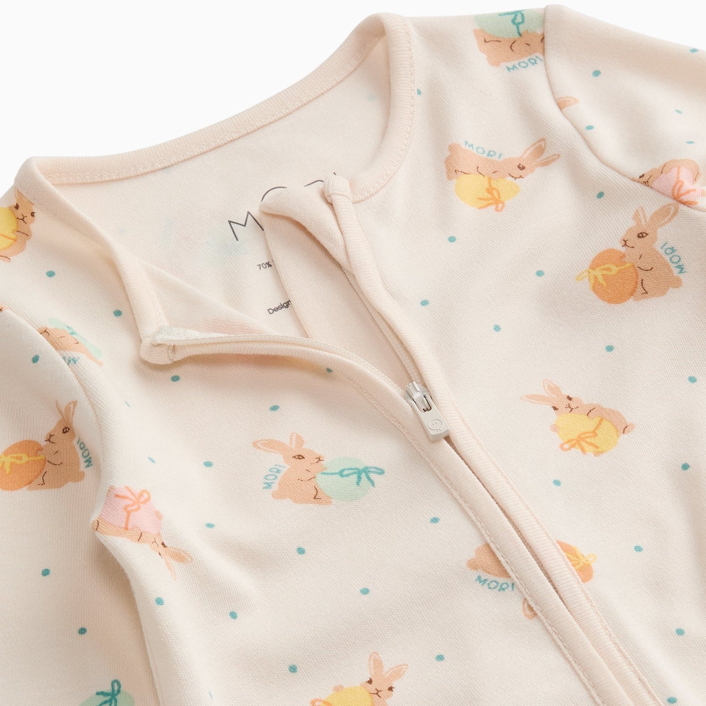 Bunny Clever Zip Sleepsuit