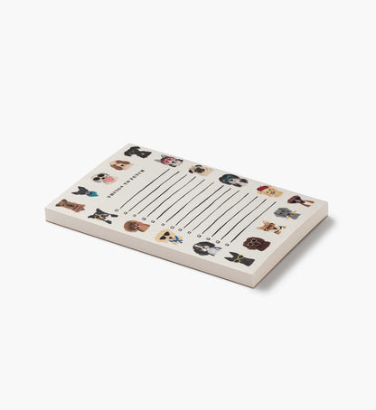 Checklist Notepad - Dog Days