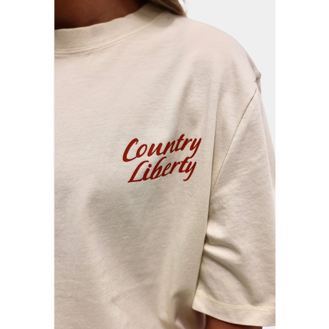 COUNTRY LIBERTY - OUTLAW TEE | Natural