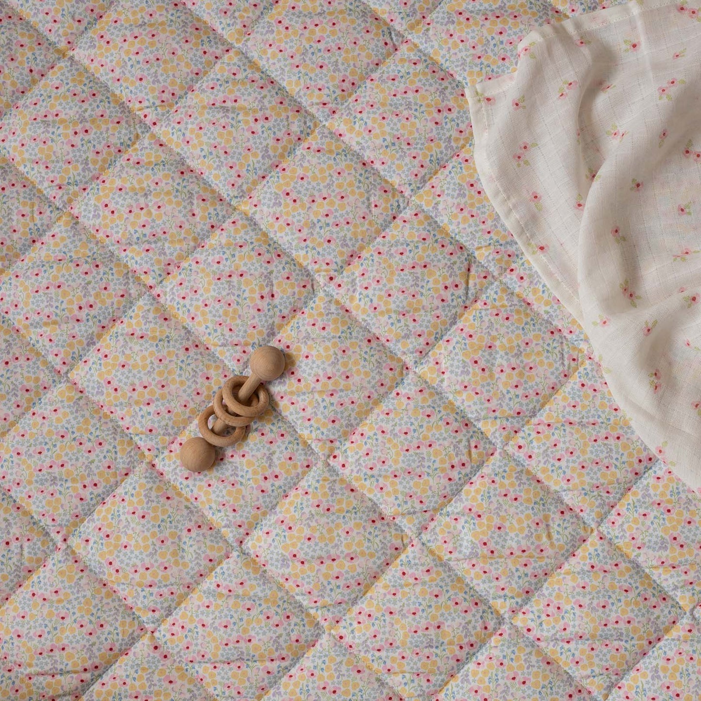 Avery Row Stay & Play Mat - Wildflower Garden