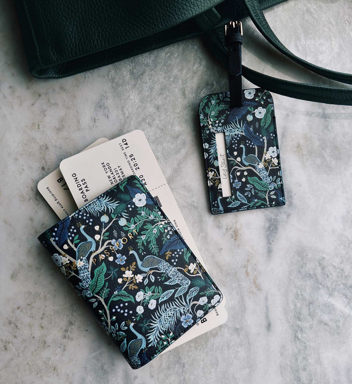 Luggage Tag - Peacock