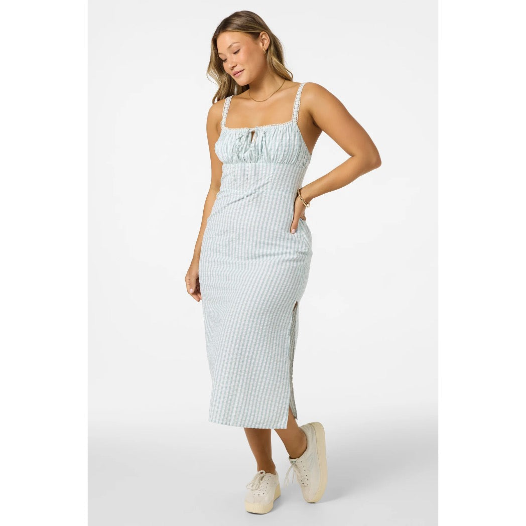 ONEILL - WILEY PLAID MIDI DRESS | Winter White