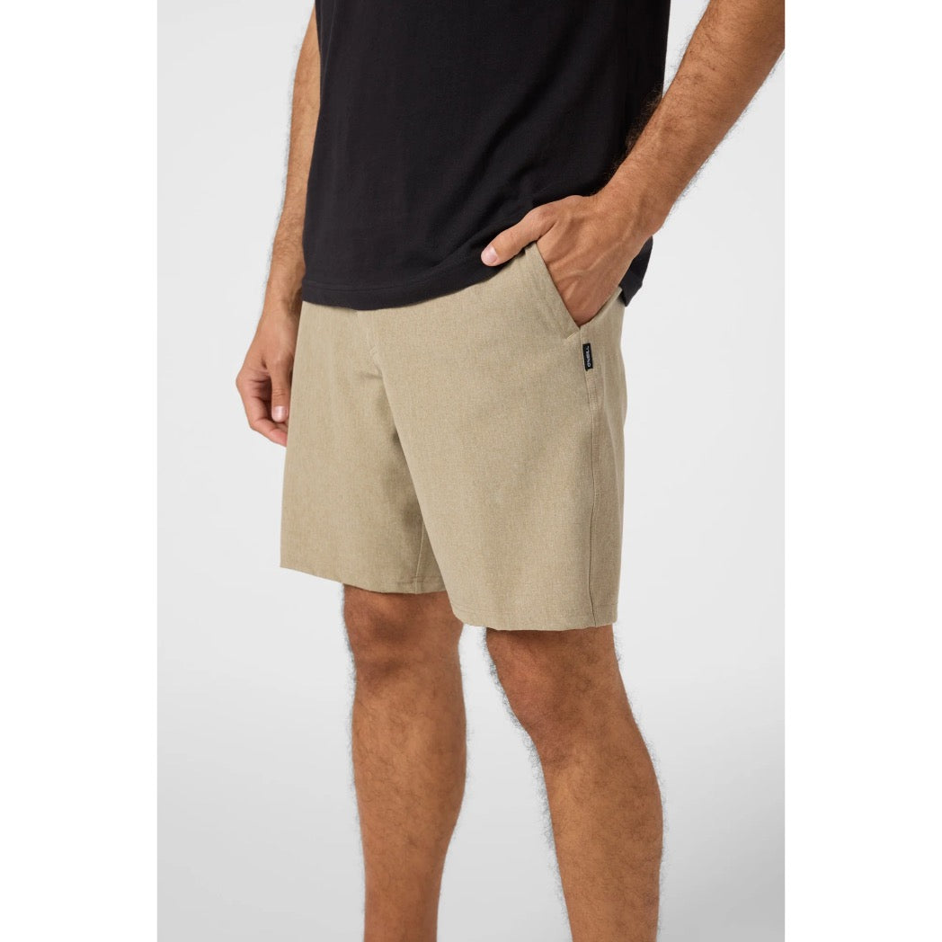 ONEILL - RESERVE HEATHER 19" HYBRID SHORT | HEATHER KHAKI