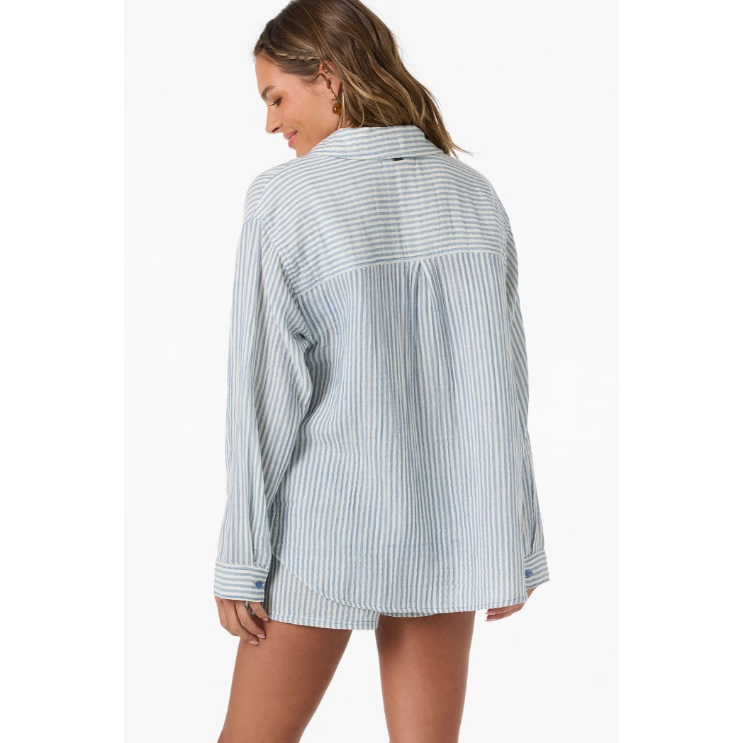 ONEILL - LENI STRIPE RELAXED LONG SLEEVE TOP | Tofu
