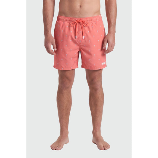 TEAMLTD - CLASSIC 6" SWIM SHORTS | Coral Mini Palm