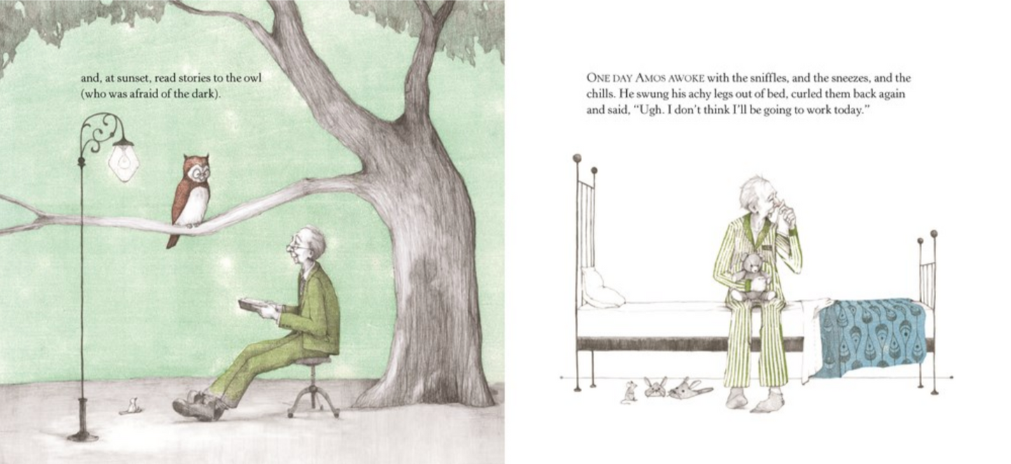 A Sick Day for Amos McGee Board Book