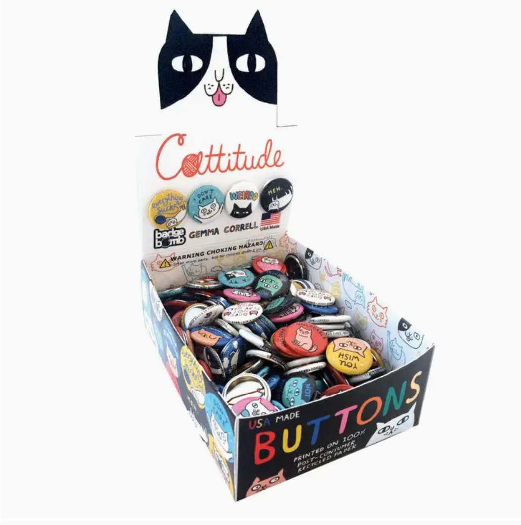 Cattitude Button
