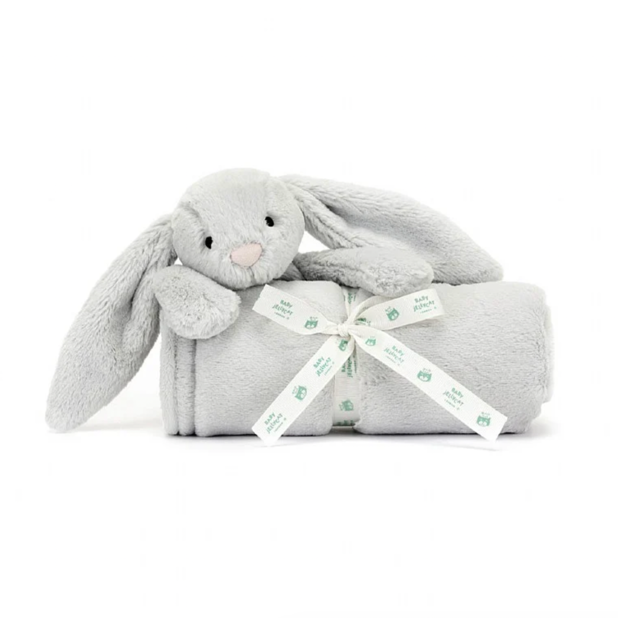 Bashful Silver Bunny Blankie