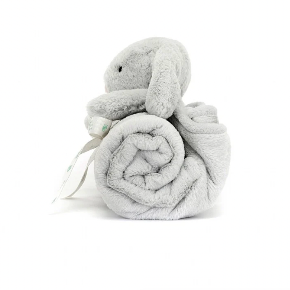Bashful Silver Bunny Blankie