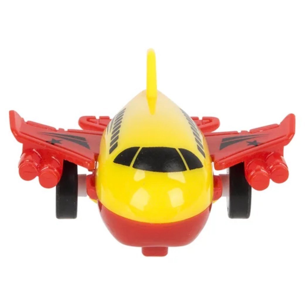 2" Pull Back Plastic Airplane