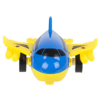 2" Pull Back Plastic Airplane