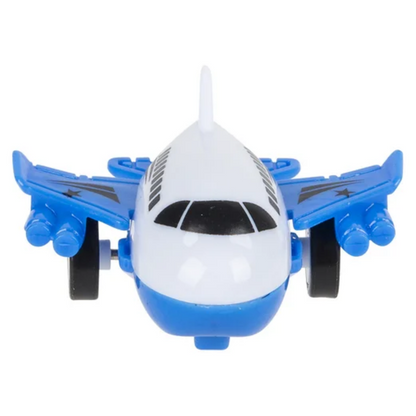 2" Pull Back Plastic Airplane