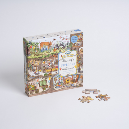 Bunny's Birthday Puzzle: A Magical Woodland 100pcs