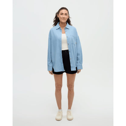 TENTREE - DENIM WEST END SHIRT | Light Wash