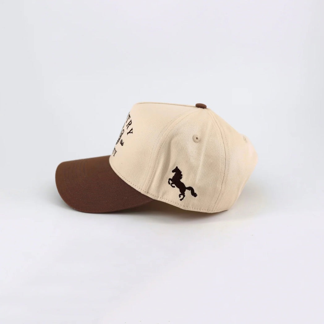 COUNTRY LIBERTY - TWO-TONE LUCKY YOU HAT | Brown